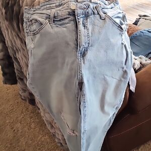 Time and Tru Light Blue Boyfriend Jeans